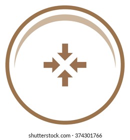 Arrows vector icon. Inside.