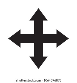 arrows vector icon sign arrows vector icon sign
