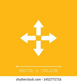 Arrows vector icon. The sign of arrows or direction. The symbol of direction.