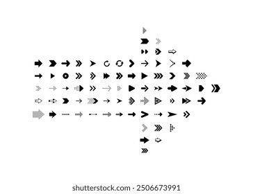 Arrows. Arrows vector icons. Arrow