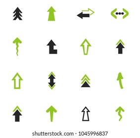 Arrows vector icons for user interface design