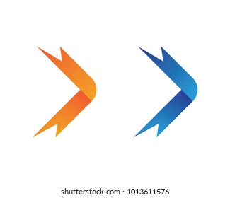 Arrows vector illustration icon Logo Template design