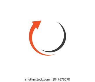 Arrows vector illustration icon Logo Template design