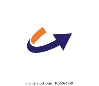 Arrows vector illustration icon Logo Template design