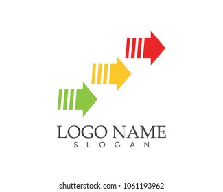Arrows vector illustration icon Logo Template design