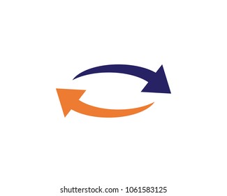 Arrows vector illustration icon Logo Template design,,