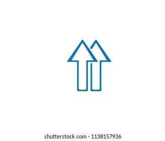 Arrows vector illustration icon Logo Template design