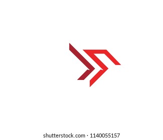 Arrows vector illustration icon Logo Template design