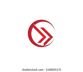 Arrows vector illustration icon Logo Template design