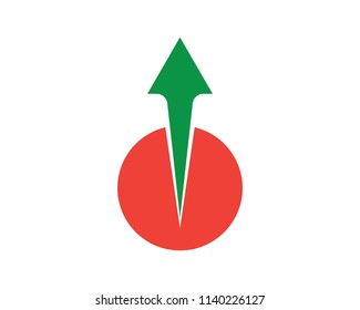 Arrows vector illustration icon Logo Template design