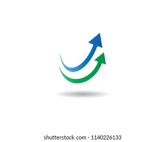 Arrows vector illustration icon Logo Template design
