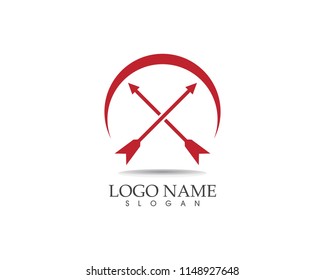 Arrows vector illustration icon logo design template