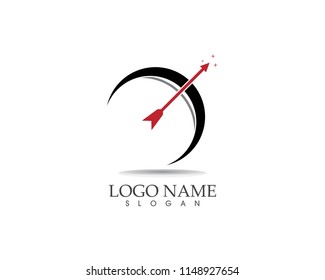 Arrows vector illustration icon logo design template