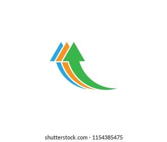 Arrows vector illustration icon Logo Template design