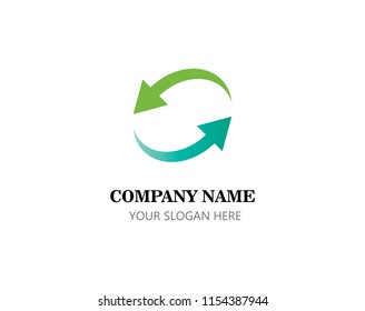 Arrows vector illustration icon Logo Template design