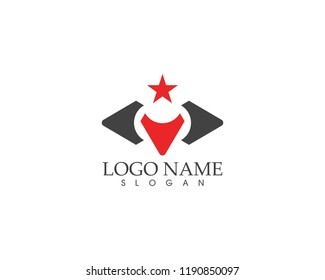 Arrows vector illustration icon Logo Template design
