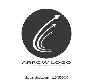 Arrows vector illustration icon Logo Template design