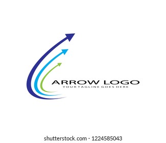 Arrows vector illustration icon Logo Template design