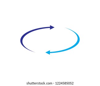 Arrows vector illustration icon Logo Template design