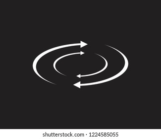 Arrows vector illustration icon Logo Template design