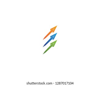 Arrows vector illustration icon logo template design