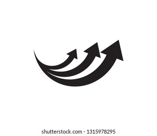 Arrows vector illustration icon Logo Template design