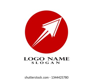 Arrows vector illustration icon Logo Template design