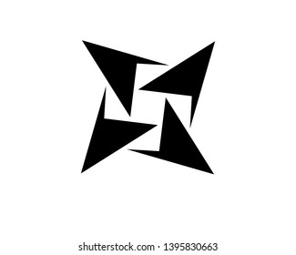 Arrows vector illustration icon Logo Template design
