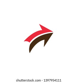Arrows vector illustration icon Logo Template design