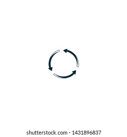 Arrows vector illustration icon Logo Template design
