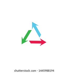 Arrows vector illustration icon logo template design