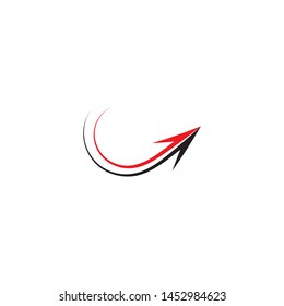 Arrows vector illustration icon Logo Template design