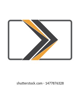 Arrows vector illustration icon Logo Template design