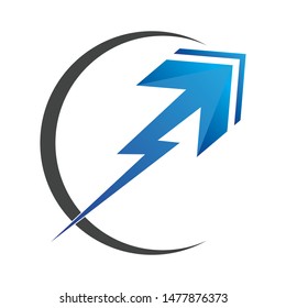 Arrows vector illustration icon Logo Template design