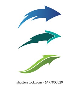 Arrows vector illustration icon Logo Template design
