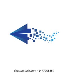 Arrows vector illustration icon Logo Template design

