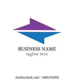 Arrows vector illustration icon logo template design