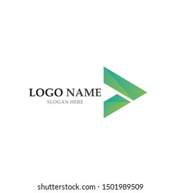 Arrows vector illustration icon Logo Template design
