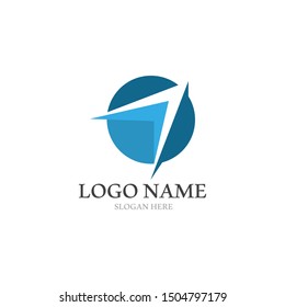 Arrows vector illustration icon Logo Template design
