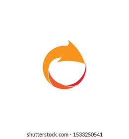 Arrows vector illustration icon Logo Template design
