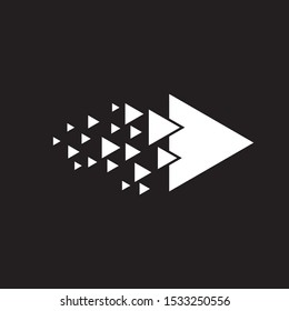 Arrows vector illustration icon Logo Template design