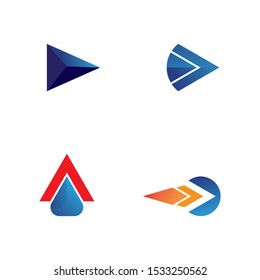 Arrows vector illustration icon Logo Template design