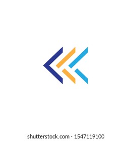 Arrows vector illustration icon logo template design