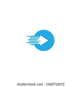 Arrows vector illustration icon logo template design