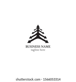 Arrows vector illustration icon logo template design