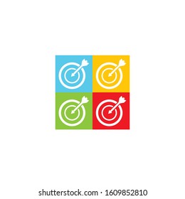 Arrows vector illustration icon logo template design