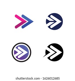 Arrows vector illustration icon Logo Template design