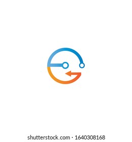 Arrows vector illustration icon logo template design