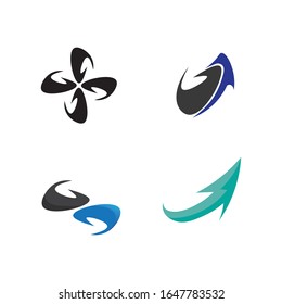 Arrows vector illustration icon Logo Template design