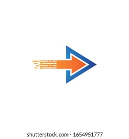 Arrows vector illustration icon logo template design